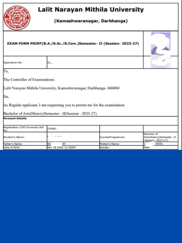 LNMU Semester 2 Admit Card Download Link